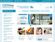 Tablet Screenshot of cortinaline.com